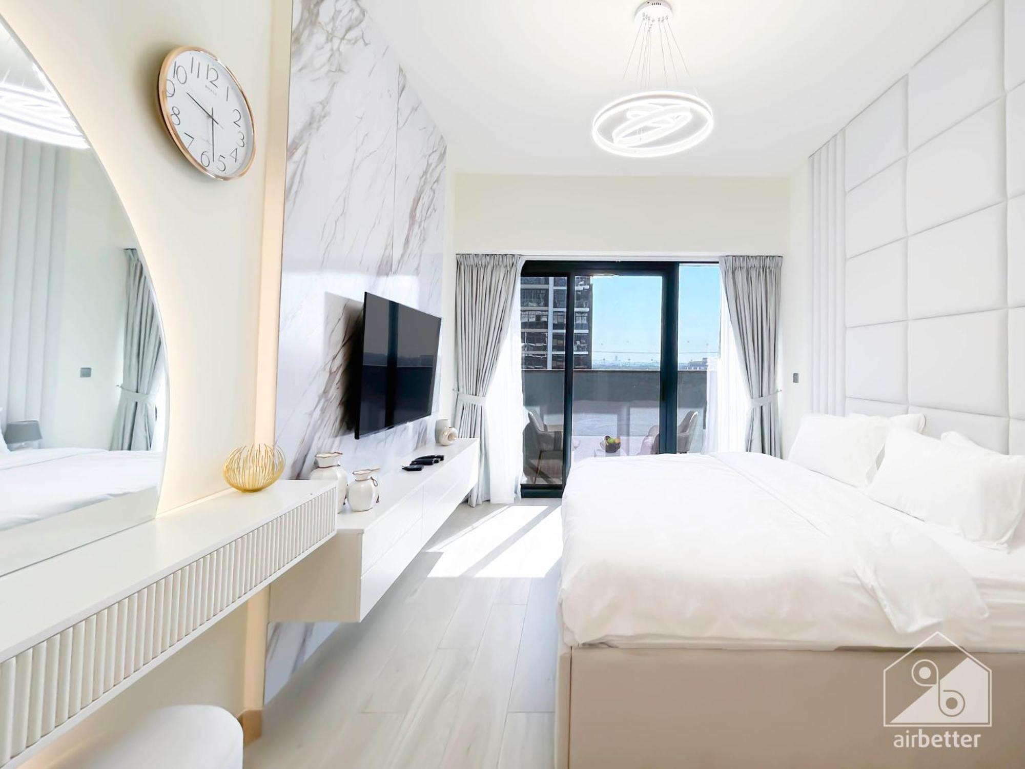 Apartment Luxury Living In Azizi Riviera L Cozy Balcony *