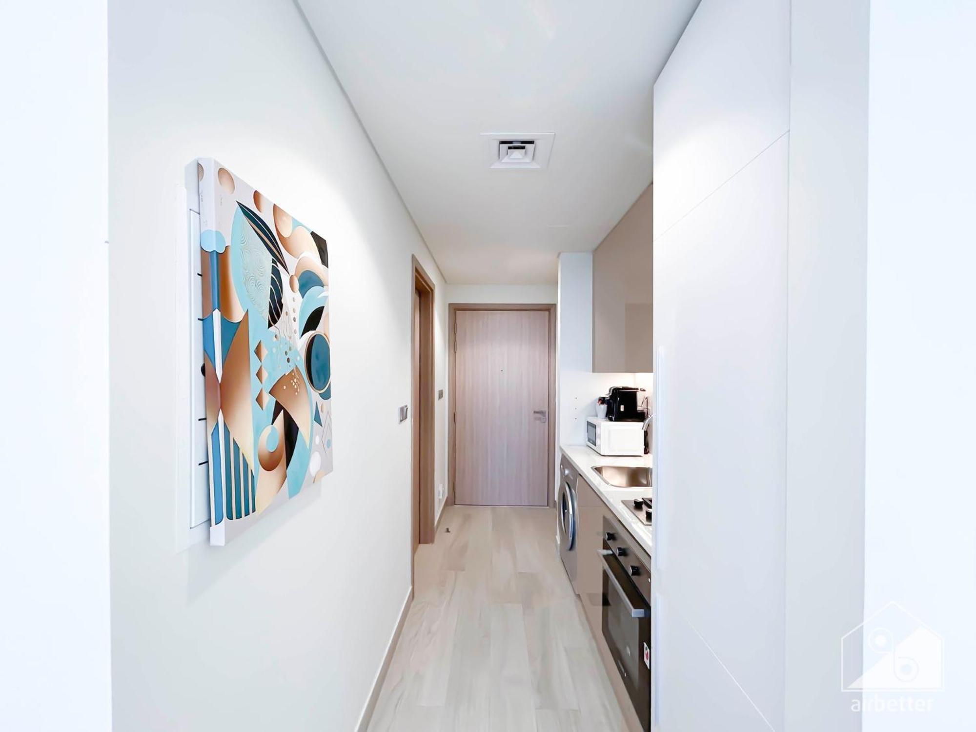 Apartment Luxury Living In Azizi Riviera L Cozy Balcony Dubai