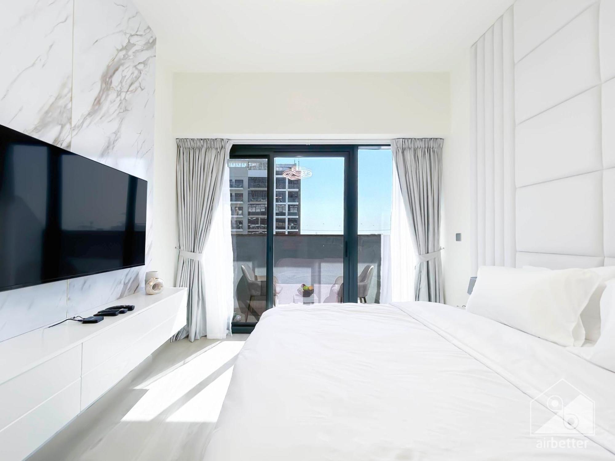 Apartment Luxury Living In Azizi Riviera L Cozy Balcony